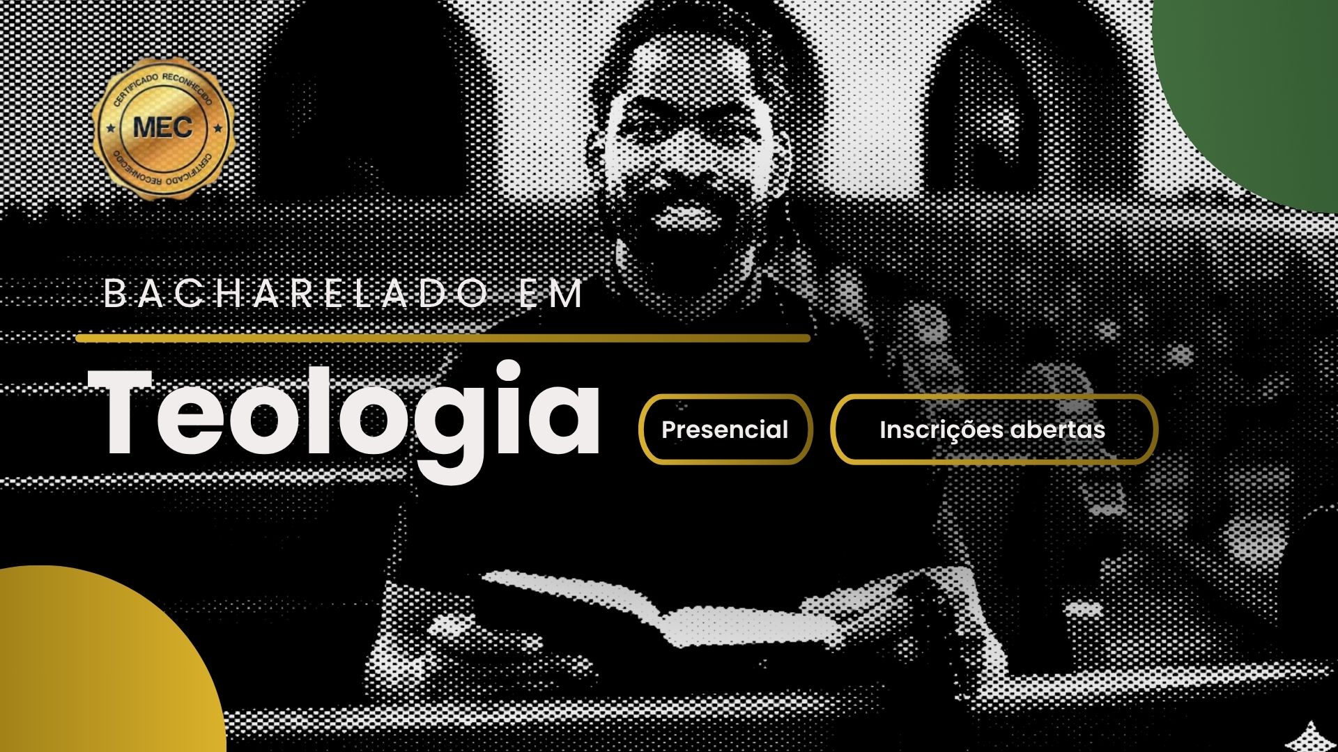 Bacharelado em Teologia Presencial no Seminário Equatorial Bacharelado em Teologia Presencial no Seminário Equatorial inscrições abertas